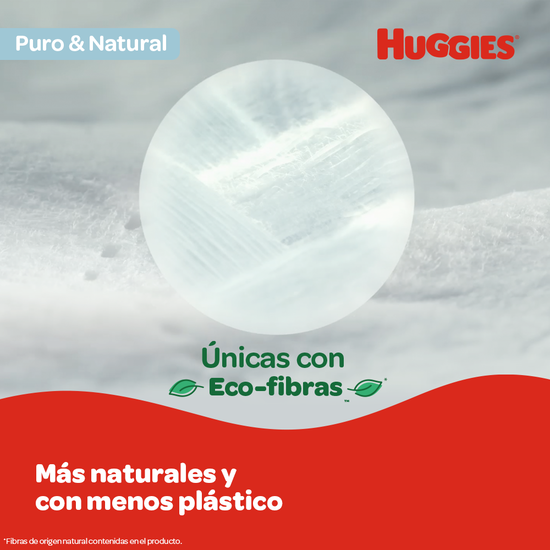 TOALLITAS HUMEDAS HUGGIES PURO Y NATURAL x80